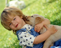 Как подружить малыша и домашнего любимца?