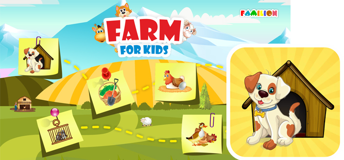 Игра «ферма для детей»