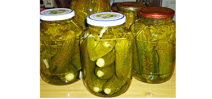 Закрываем солёные огурцы