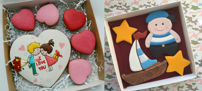 Необычные подарки — пряники  на 14, 23 февраля и другие праздники